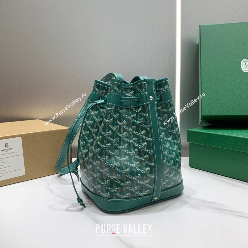 Goyard Petit Flot Bucket Bag 020196 Green 2023 Top (ZH-239604)