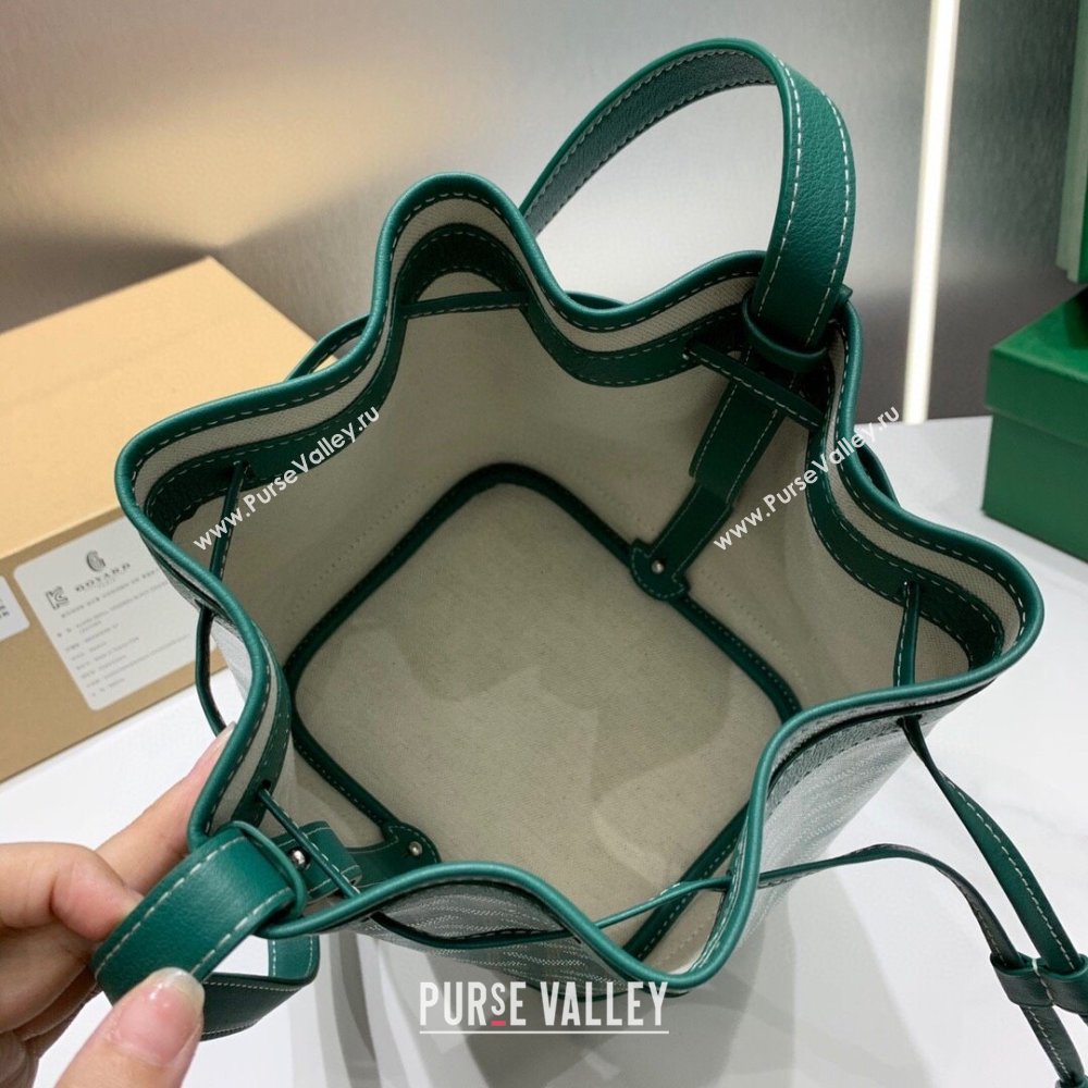 Goyard Petit Flot Bucket Bag 020196 Green 2023 Top (ZH-239604)