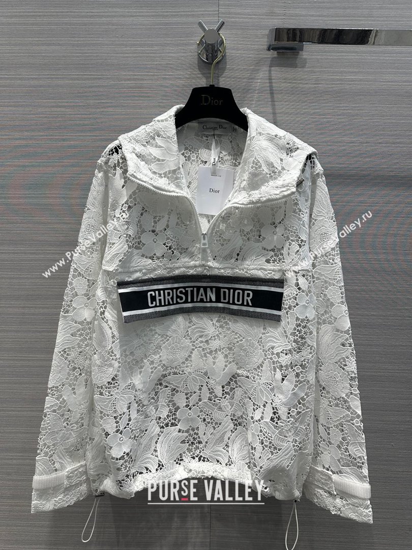 Dior Lace Top D030806 White 2024 (Q-24030806)