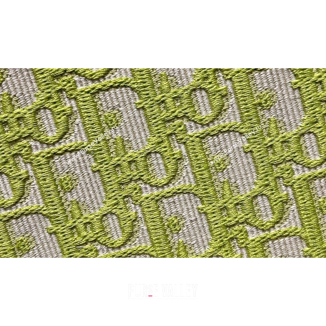 Dior Small Book Tote Bag in Yellow Oblique Embroidered Canvas 2021 M1286  (XXG-21080306)