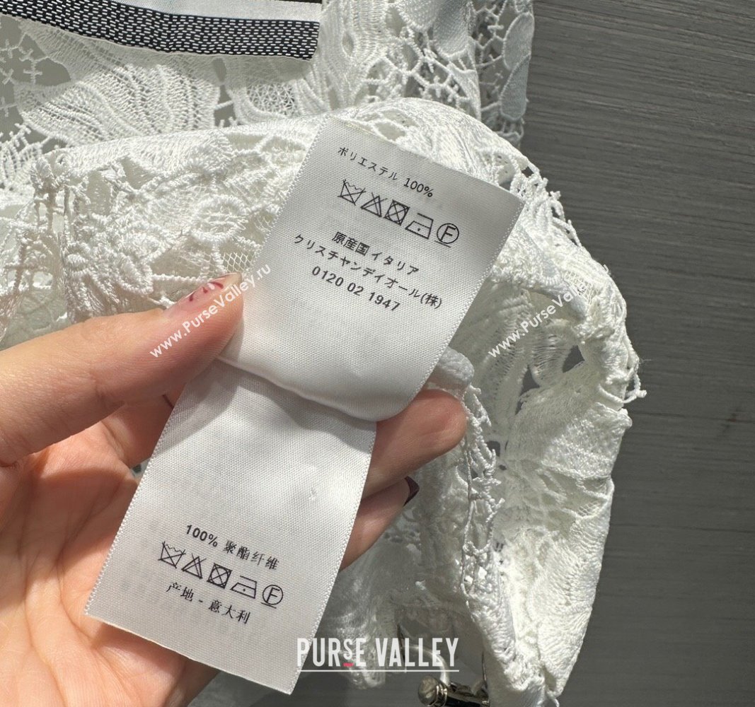 Dior Lace Top D030806 White 2024 (Q-24030806)