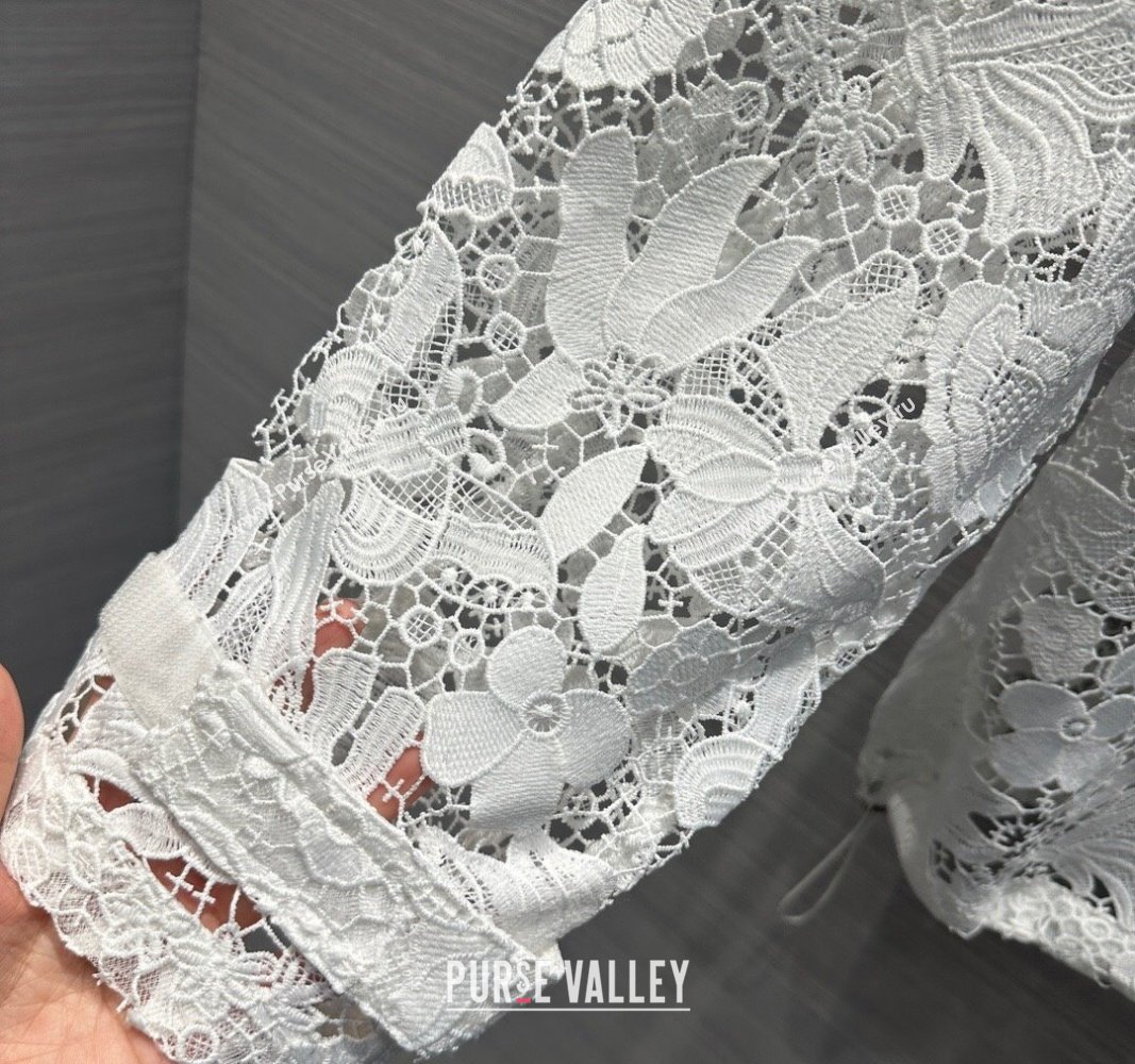 Dior Lace Top D030806 White 2024 (Q-24030806)