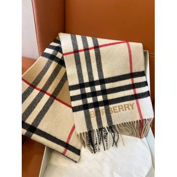 Burberry Contrast Check Cashmere Scarf B112507 2024 Top Quality (O-24112507)