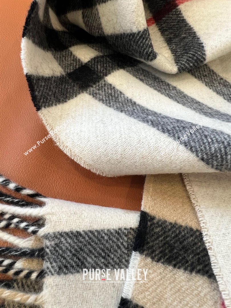 Burberry Contrast Check Cashmere Scarf B112507 2024 Top Quality (O-24112507)