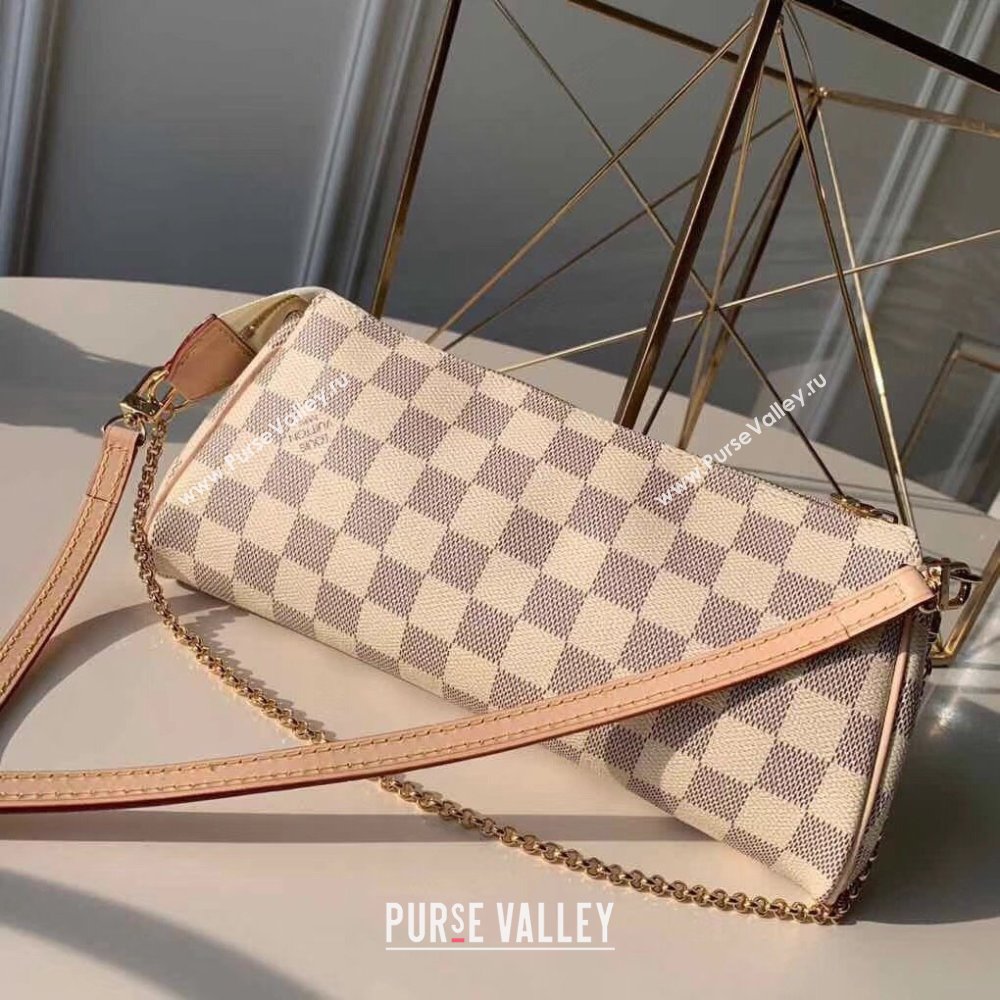 Louis Vuitton Eva Damier Azur Canvas Crossbody Bag M55214 (KI-240218063)