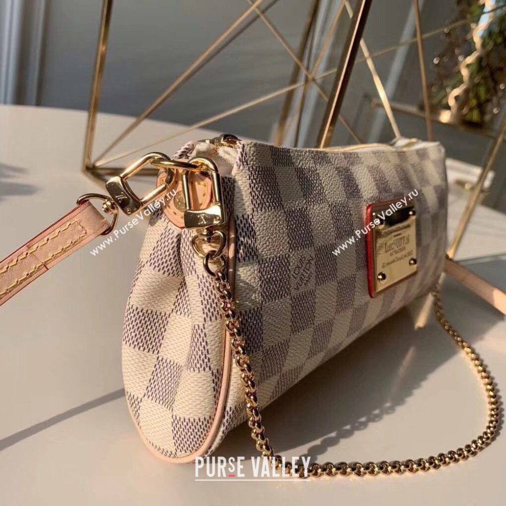 Louis Vuitton Eva Damier Azur Canvas Crossbody Bag M55214 (KI-240218063)