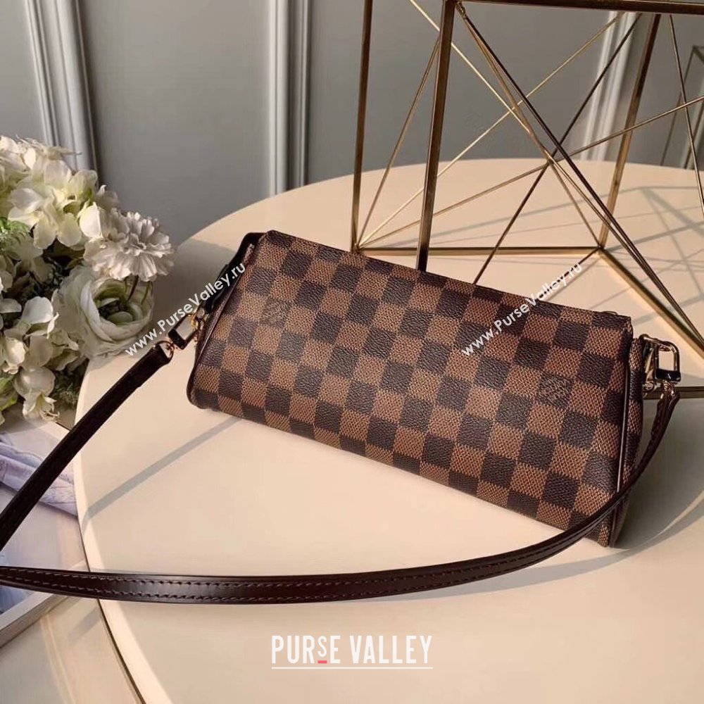 Louis Vuitton Eva Damier Ebene Canvas Crossbody Bag M55213 (KI-240218064)