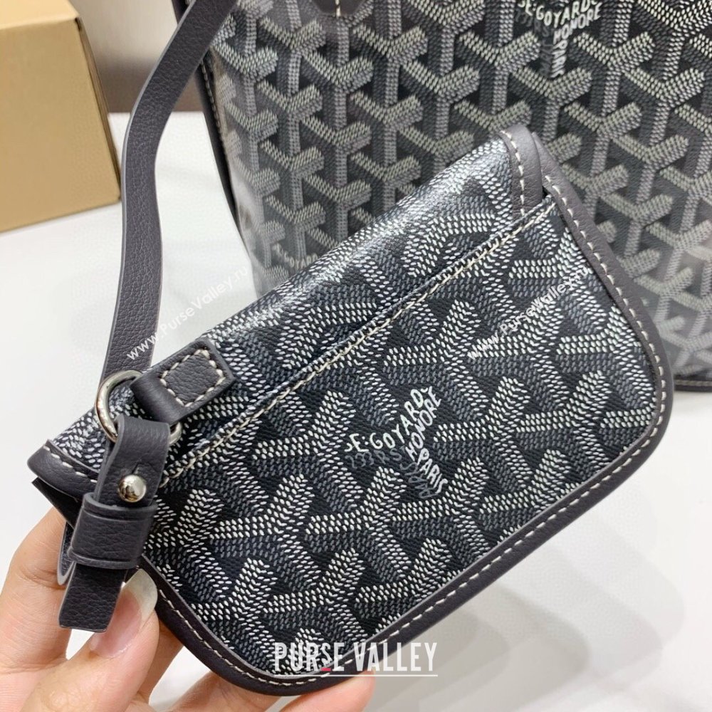 Goyard Anjou Mini Tote Bag 2321 Grey 2023 Top (ZH-239609)