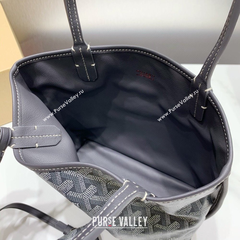 Goyard Anjou Mini Tote Bag 2321 Grey 2023 Top (ZH-239609)