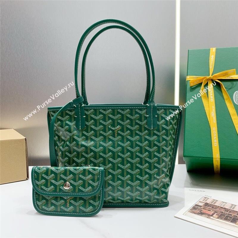 Goyard Anjou Mini Tote Bag 2321 Green 2023 Top (ZH-239611)