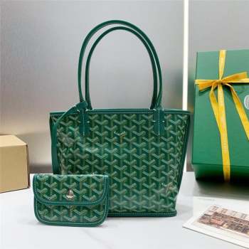 Goyard Anjou Mini Tote Bag 2321 Green 2023 Top (ZH-239611)