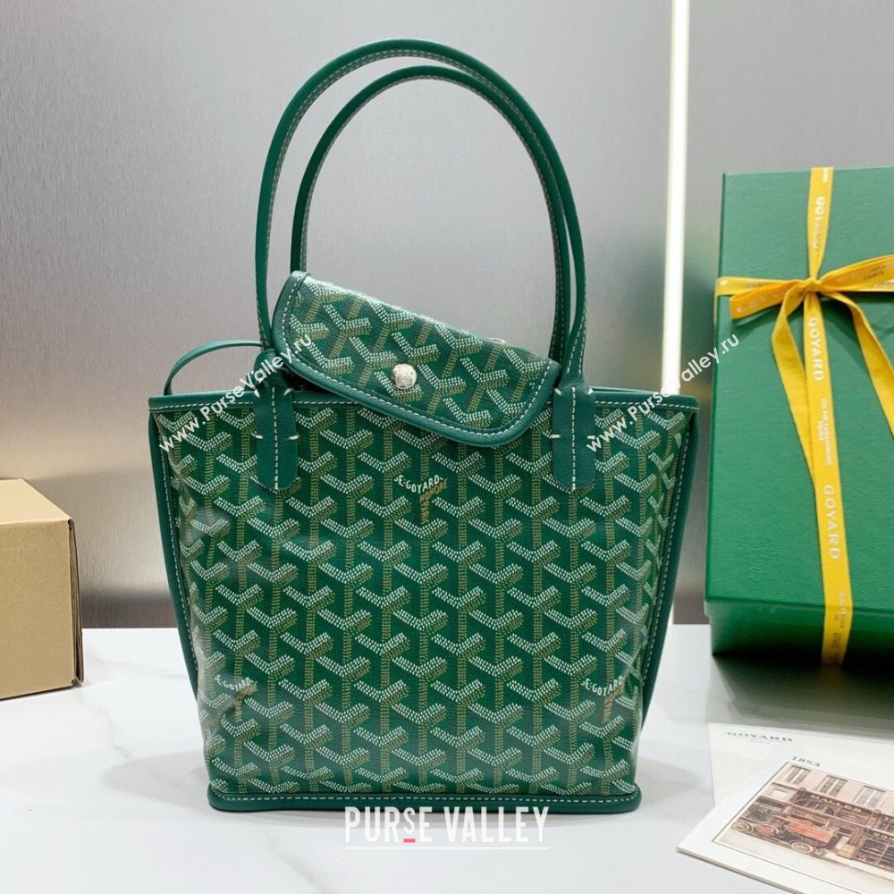 Goyard Anjou Mini Tote Bag 2321 Green 2023 Top (ZH-239611)