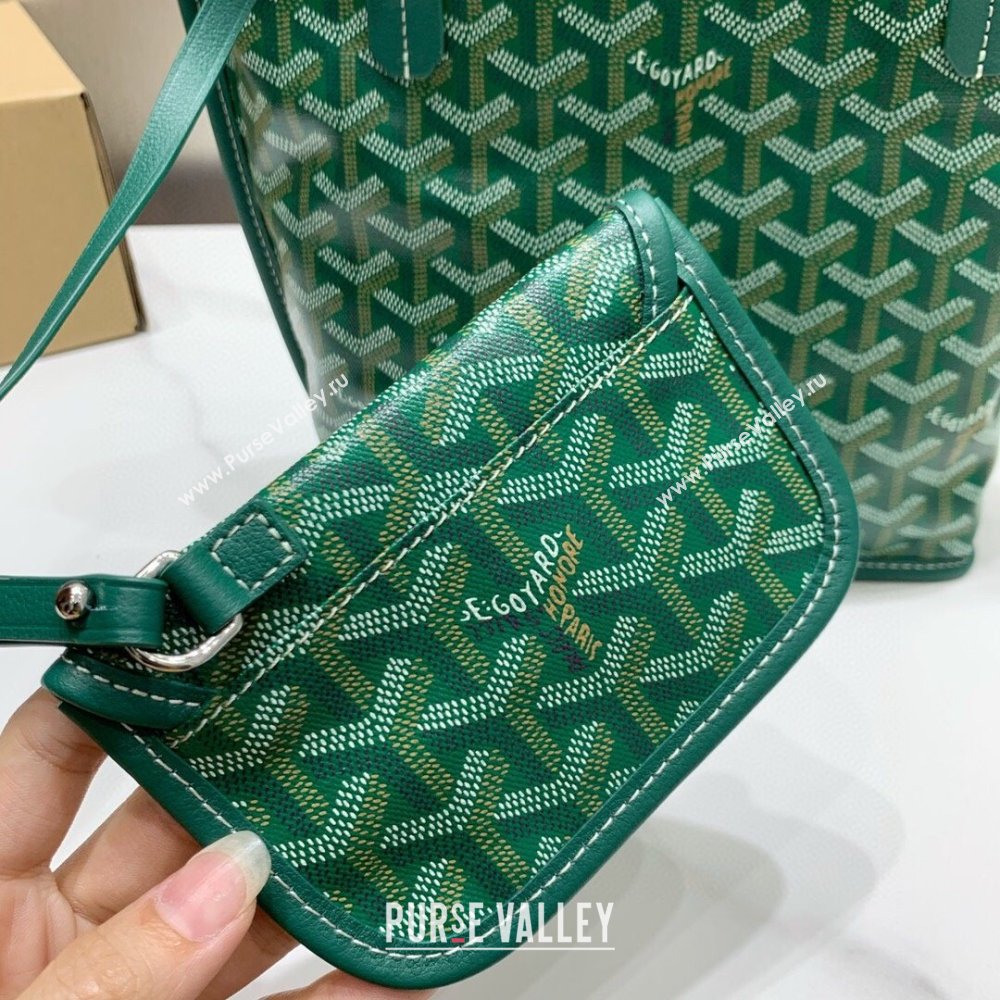 Goyard Anjou Mini Tote Bag 2321 Green 2023 Top (ZH-239611)