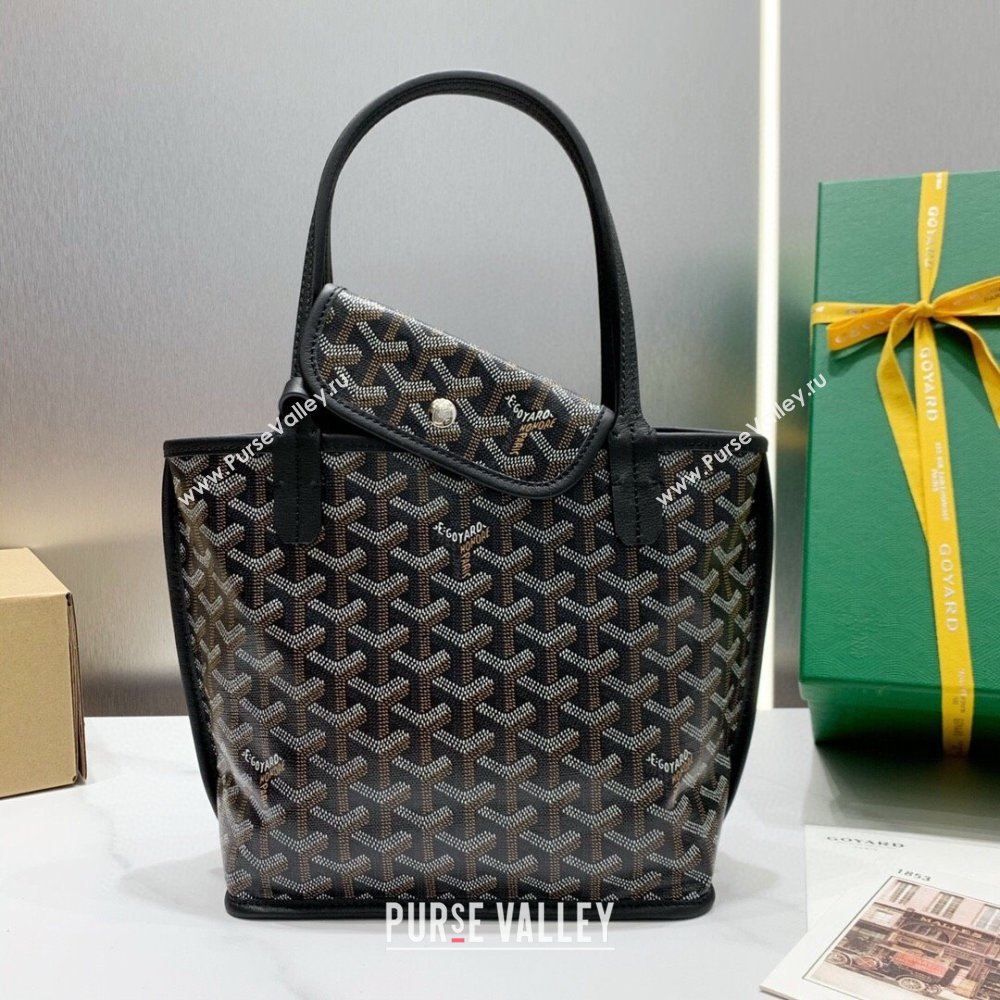 Goyard Anjou Mini Tote Bag 2321 Black 2023 Top (ZH-239610)