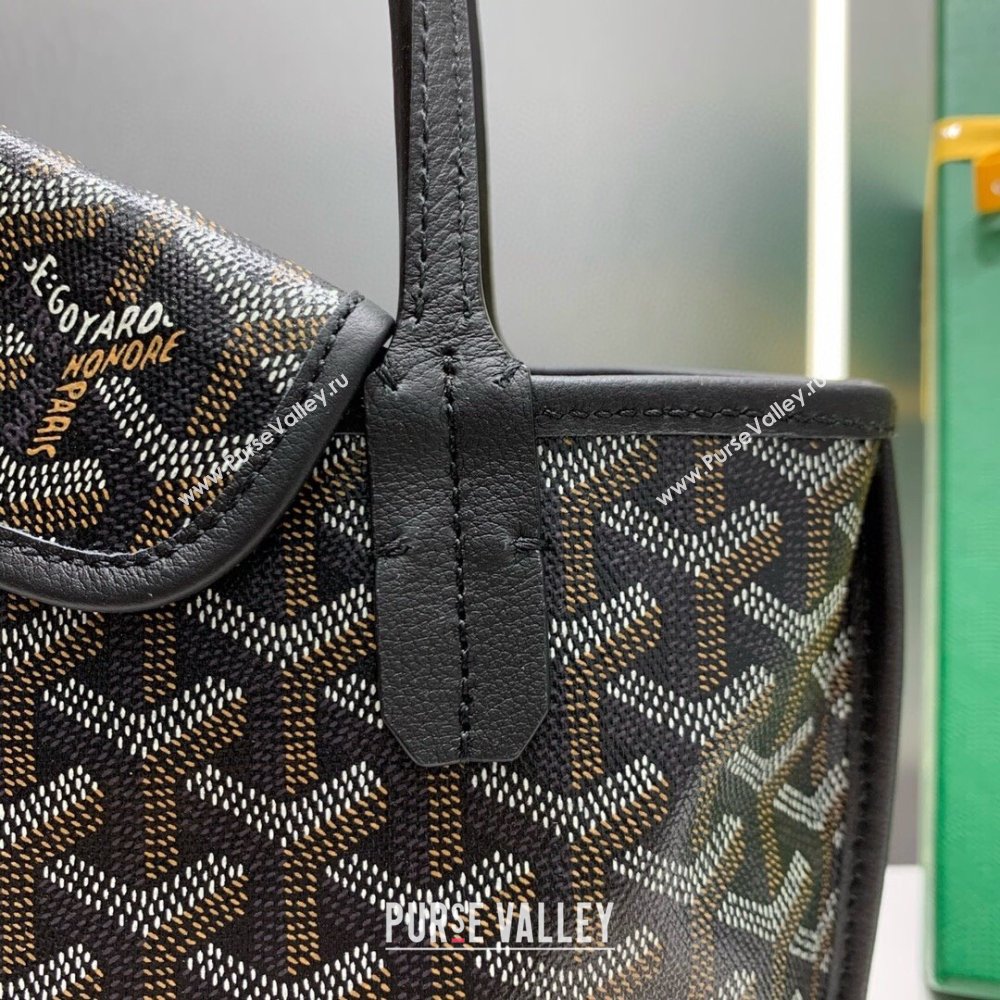 Goyard Anjou Mini Tote Bag 2321 Black 2023 Top (ZH-239610)