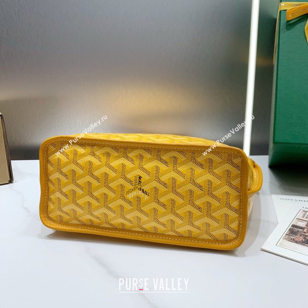 Goyard Anjou Mini Tote Bag 2321 Yellow 2023 Top (ZH-239612 )