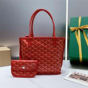 Goyard Anjou Mini Tote Bag 2321 Red 2023 Top (ZH-239613)