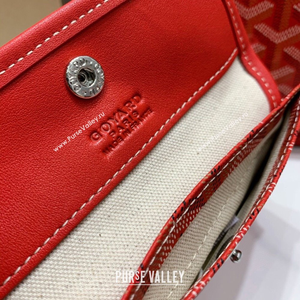 Goyard Anjou Mini Tote Bag 2321 Red 2023 Top (ZH-239613)