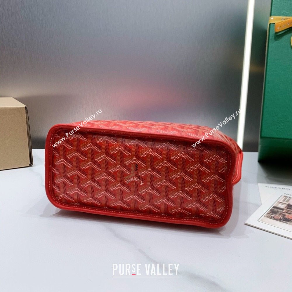 Goyard Anjou Mini Tote Bag 2321 Red 2023 Top (ZH-239613)