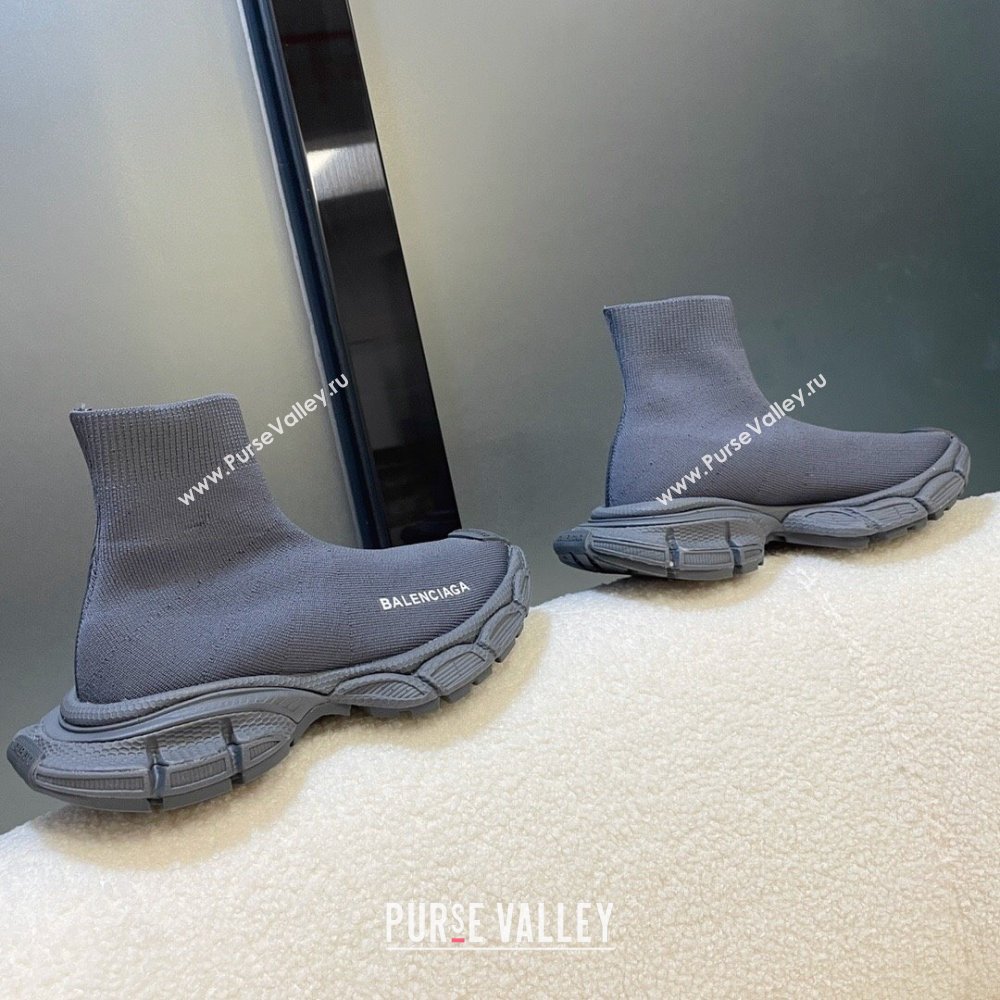 Balenciaga 3XL Sock Sneakers Grey 2024 (SD-24112705)