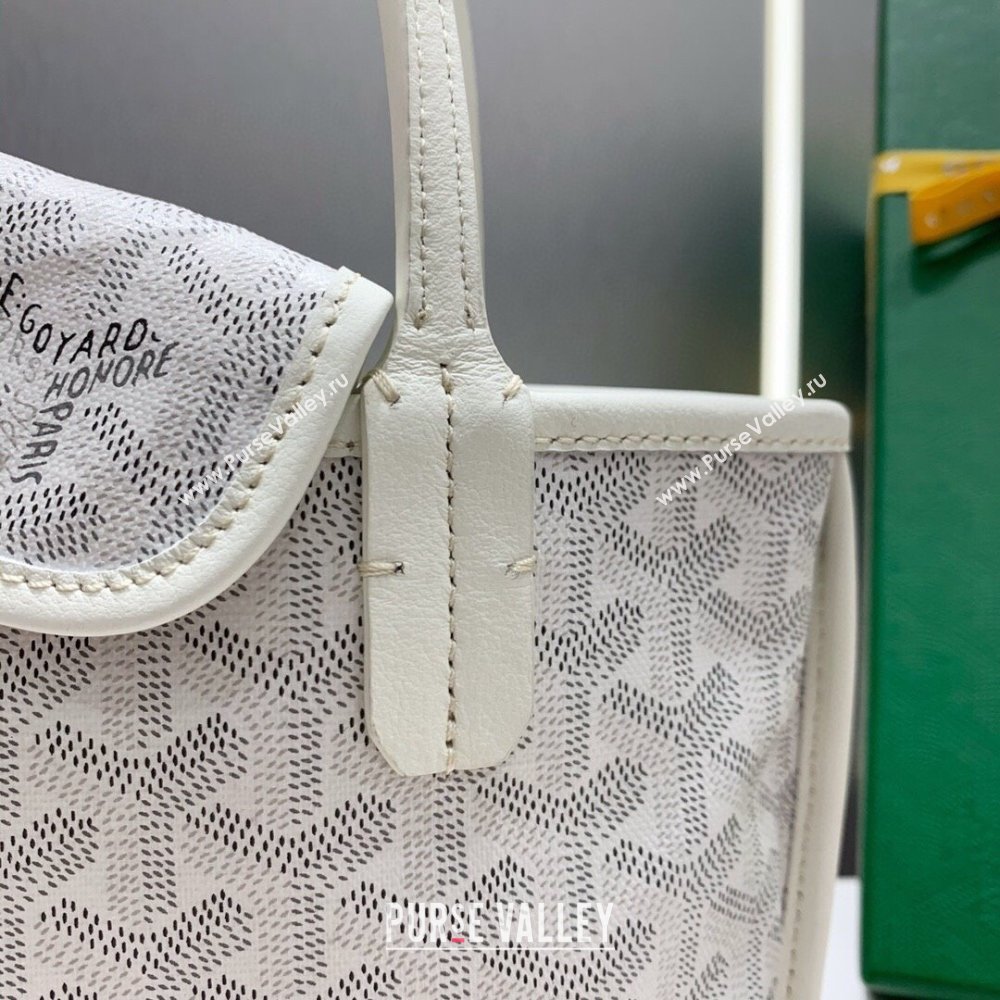 Goyard Anjou Mini Tote Bag 2321 White 2023 Top (ZH-239614)