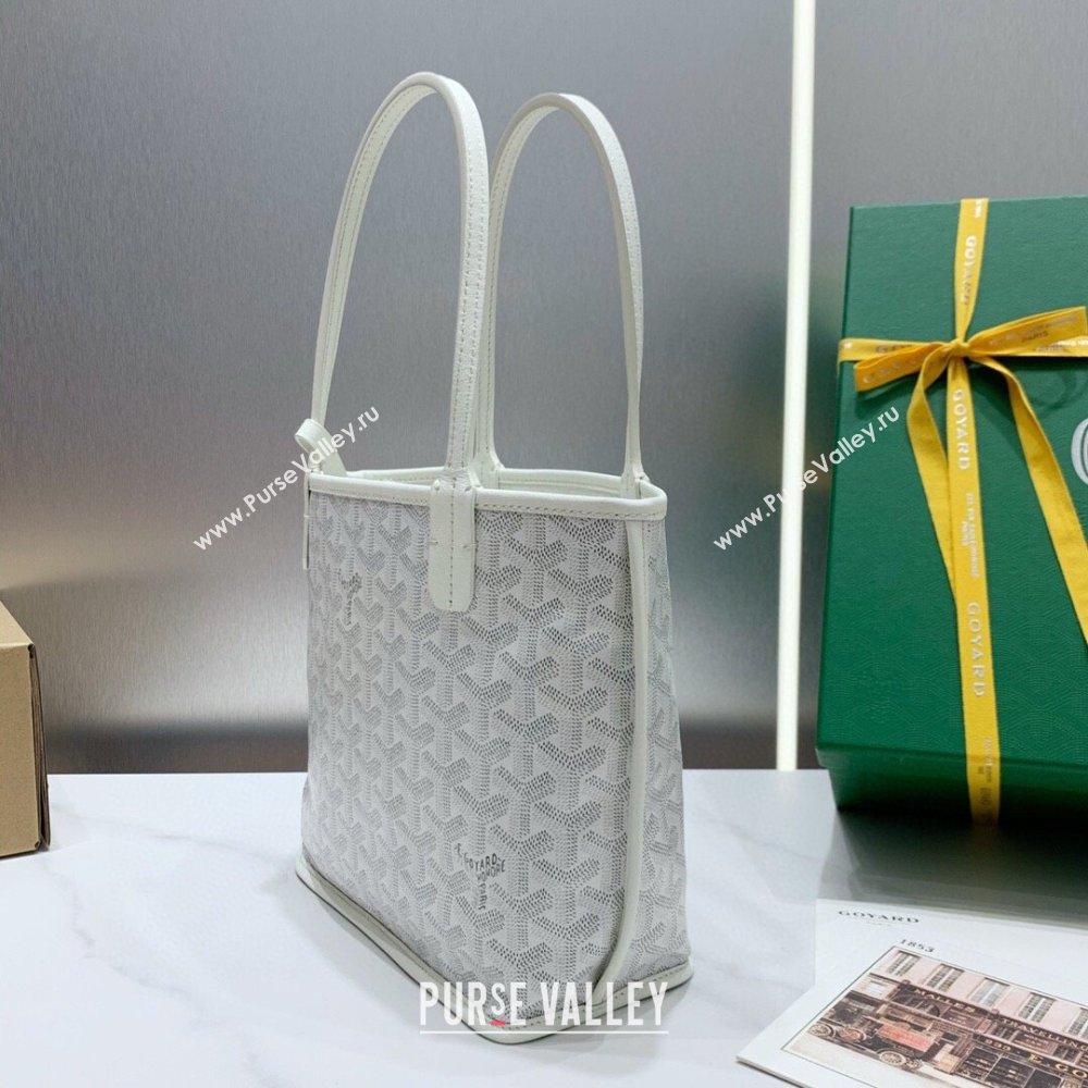 Goyard Anjou Mini Tote Bag 2321 White 2023 Top (ZH-239614)