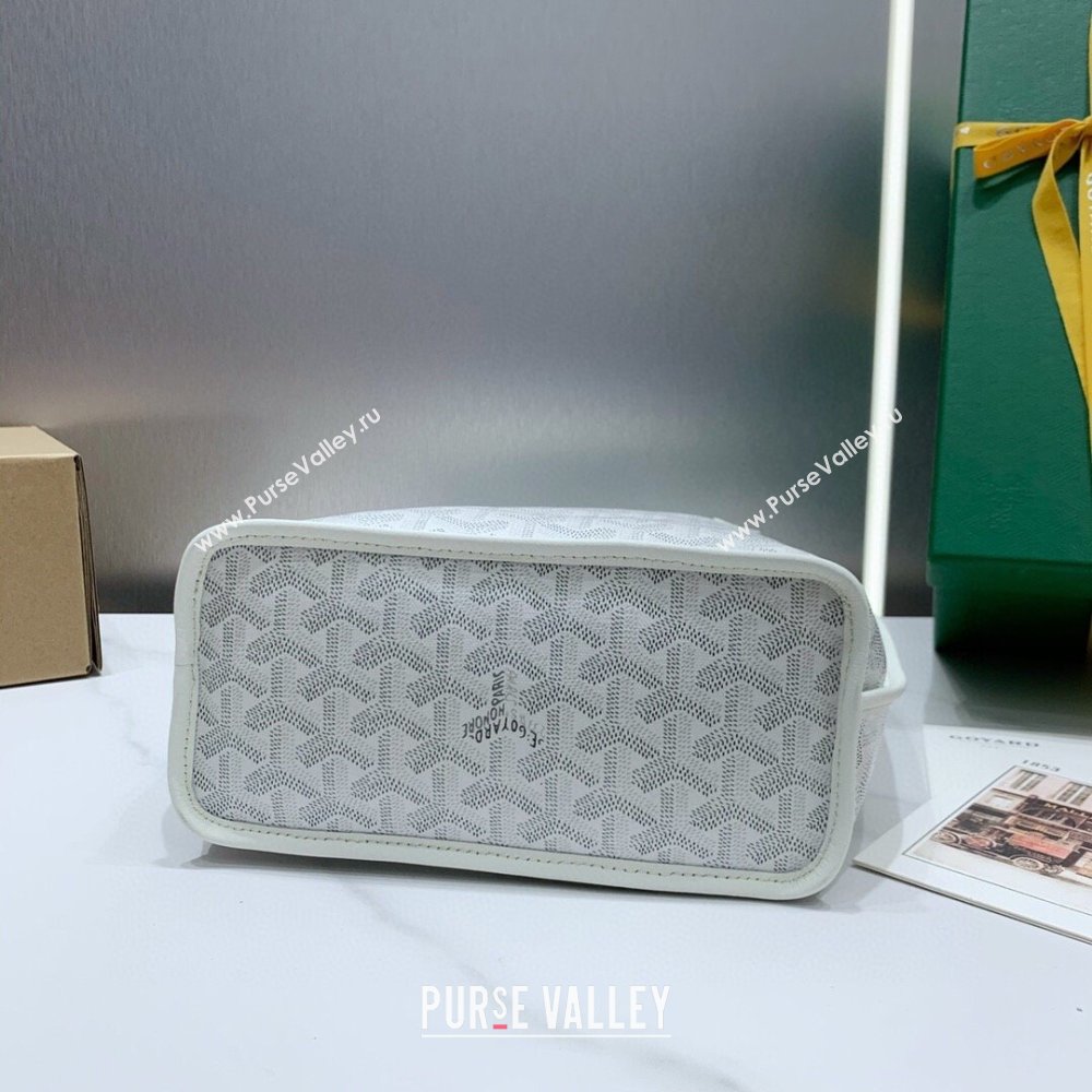 Goyard Anjou Mini Tote Bag 2321 White 2023 Top (ZH-239614)