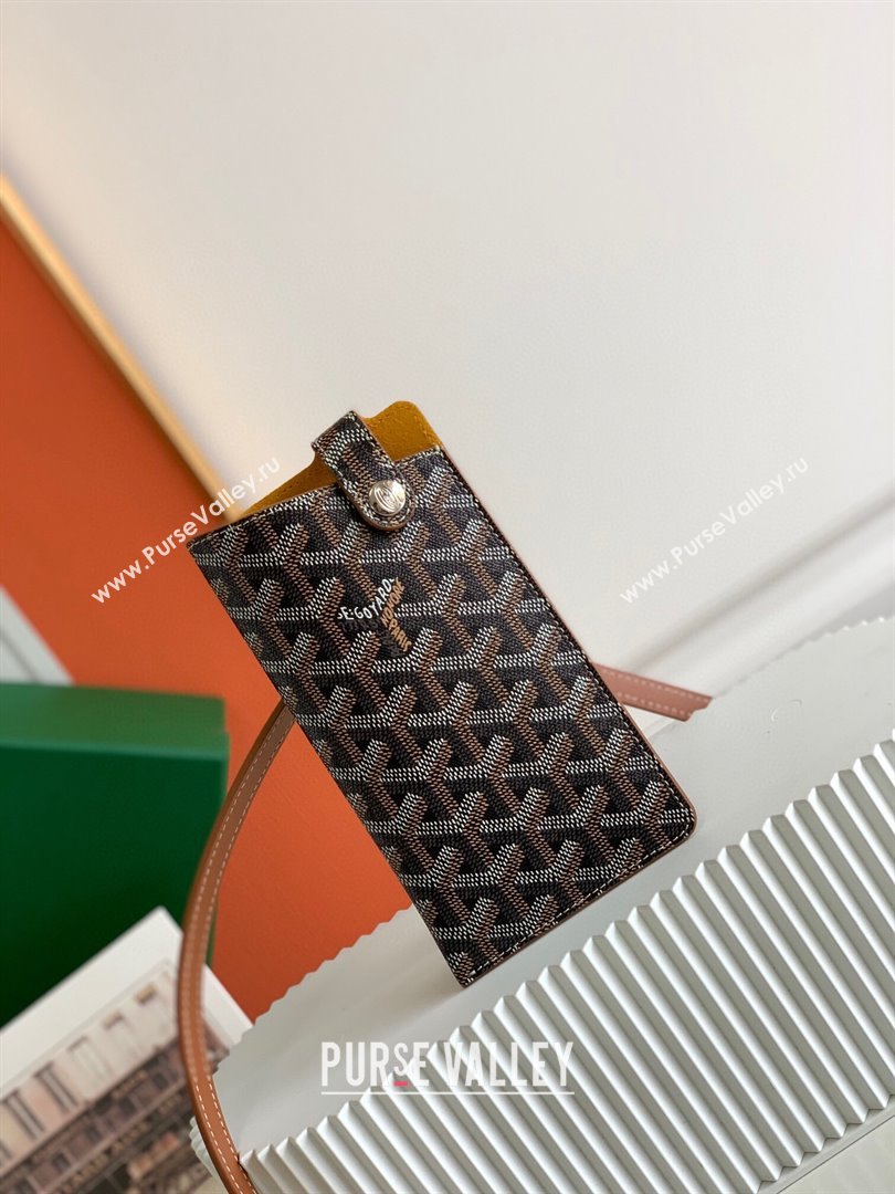 Goyard Montmartre GM Case 8116 Black/Brown 2023 Top (ZH-239620)