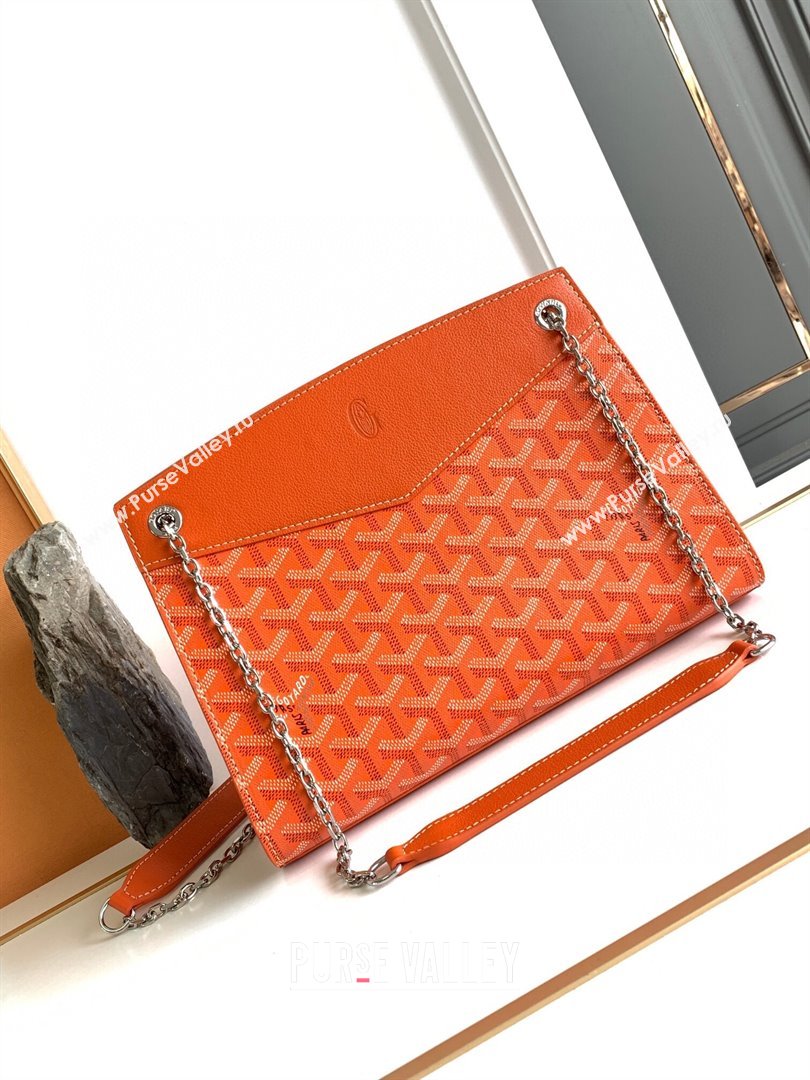 Goyard Rouette Structure PM Bag 8818 Orange 2023 Top (ZH-239623)