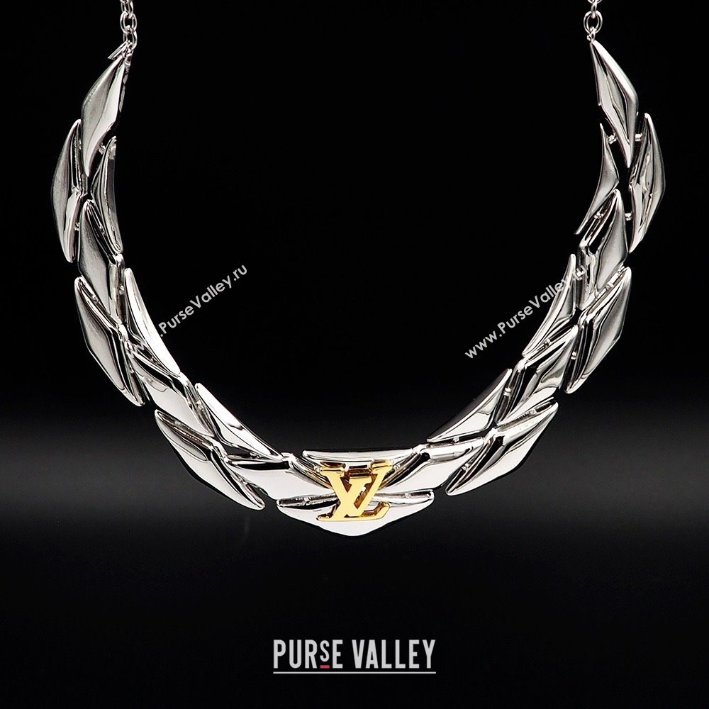 Louis Vuitton Go-14 Necklace LV022512 Silver 2025 (YF-25022512)