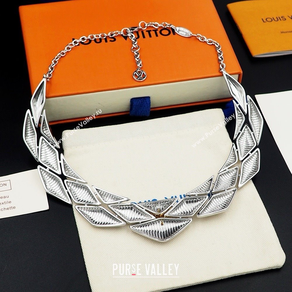 Louis Vuitton Go-14 Necklace LV022512 Silver 2025 (YF-25022512)