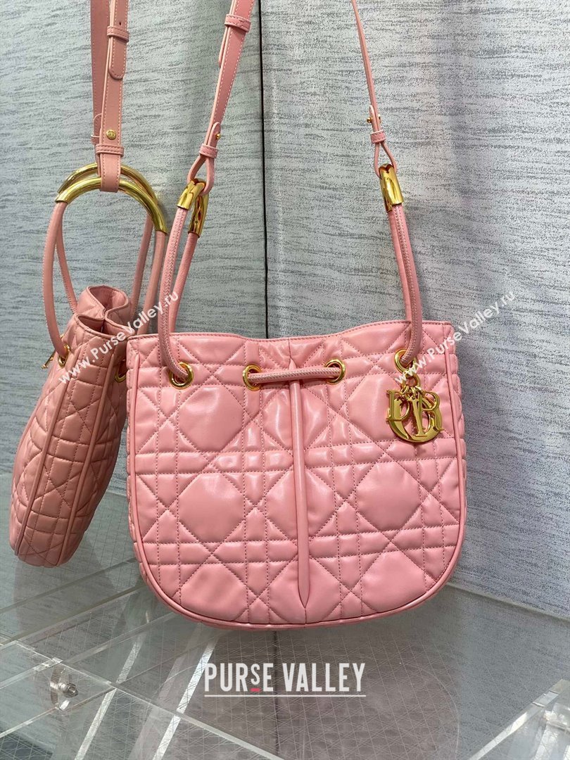 Dior Medium Dior Nolita Bag in Pink Macrocannage Lambskin 2024 (XXG-24081424)