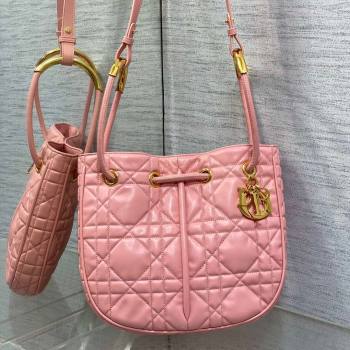 Dior Medium Dior Nolita Bag in Pink Macrocannage Lambskin 2024 (XXG-24081424)