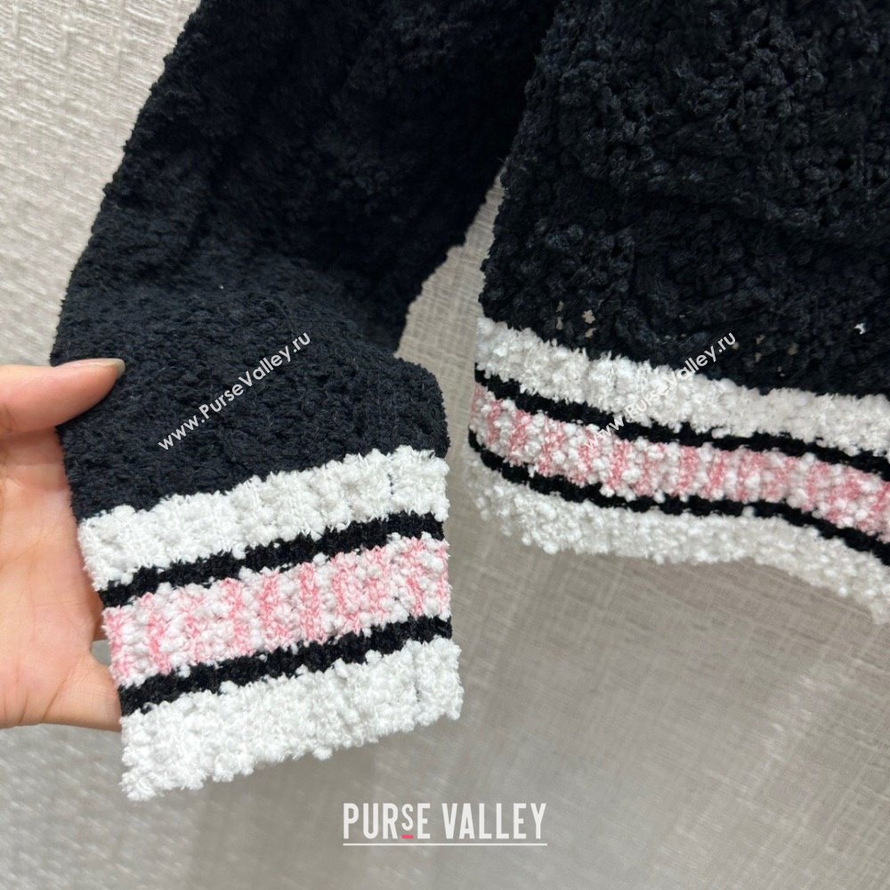 Chanel Knit Cardigan CH031113 Black 2024 (Q-24031113)
