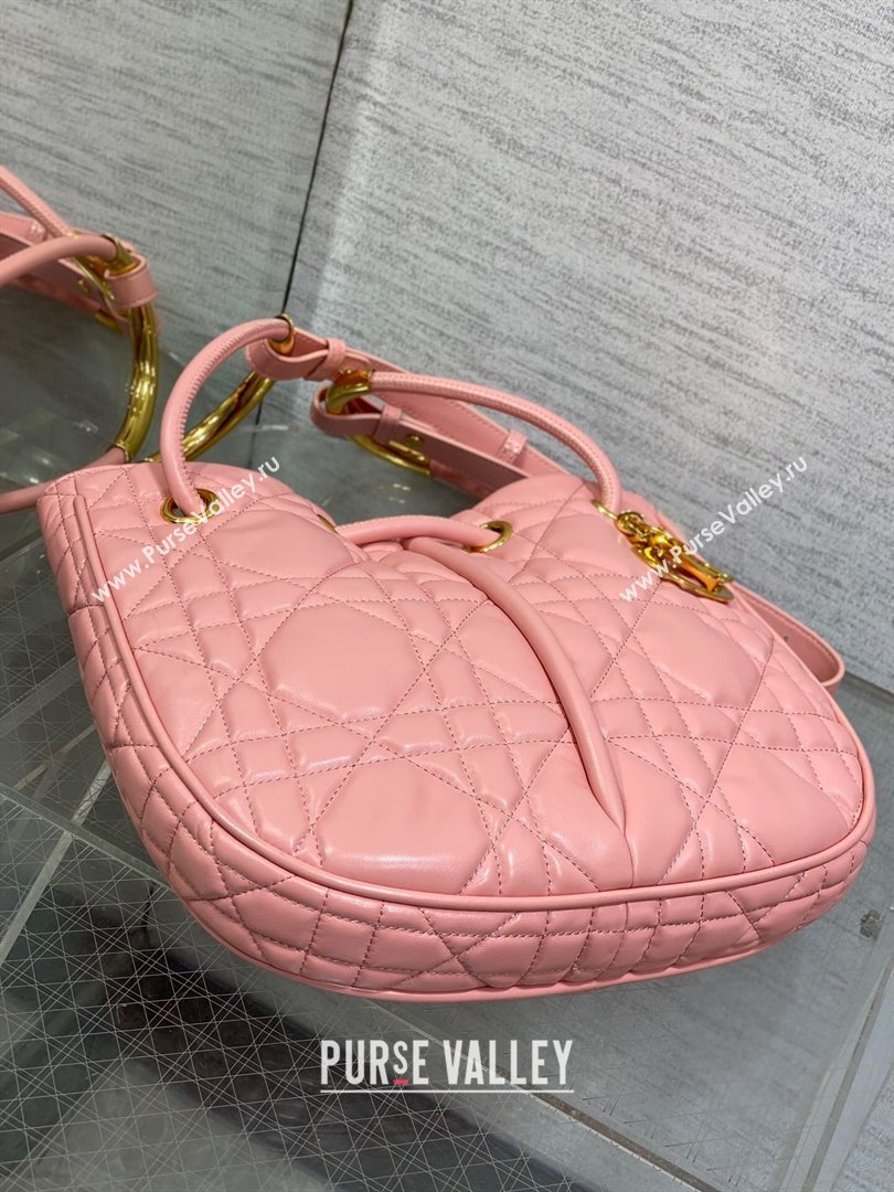 Dior Medium Dior Nolita Bag in Pink Macrocannage Lambskin 2024 (XXG-24081424)