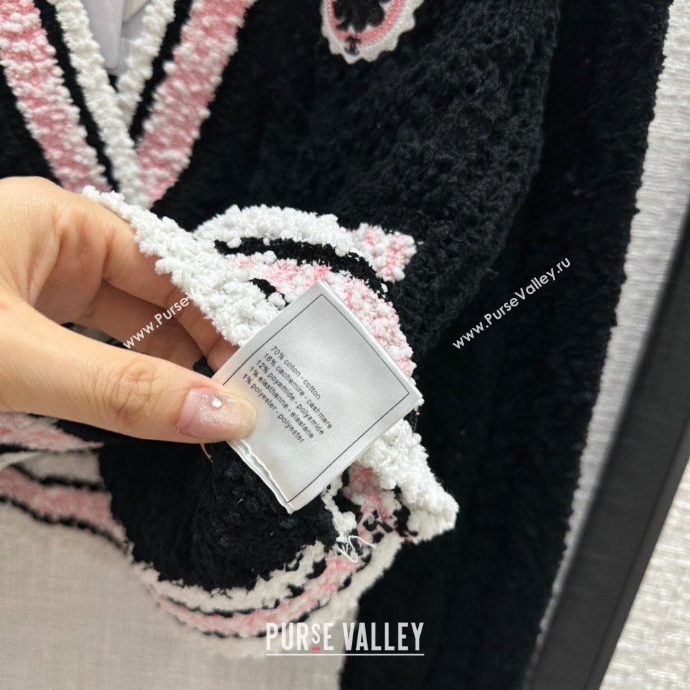 Chanel Knit Cardigan CH031113 Black 2024 (Q-24031113)