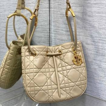 Dior Medium Dior Nolita Bag in Beige Macrocannage Lambskin 2024 (XXG-24081426)