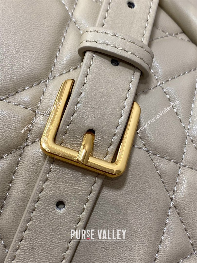 Dior Medium Dior Nolita Bag in Beige Macrocannage Lambskin 2024 (XXG-24081426)