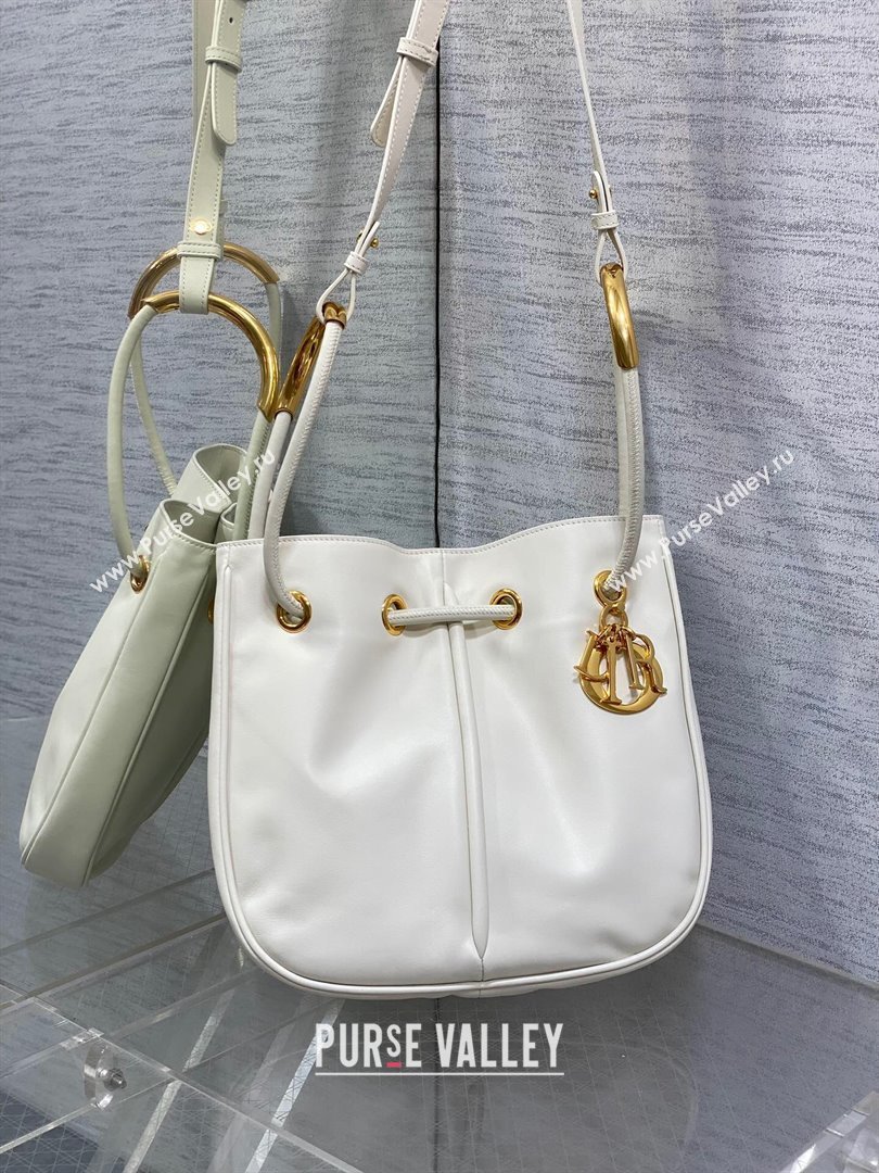 Dior Dioriviera Medium Dior Nolita Bag in White Calfskin 2024 (XXG-24081429)