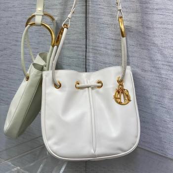 Dior Dioriviera Medium Dior Nolita Bag in White Calfskin 2024 (XXG-24081429)