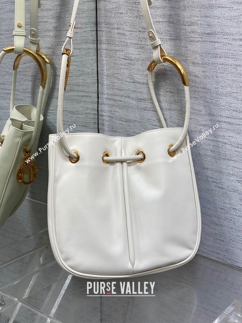 Dior Dioriviera Medium Dior Nolita Bag in White Calfskin 2024 (XXG-24081429)