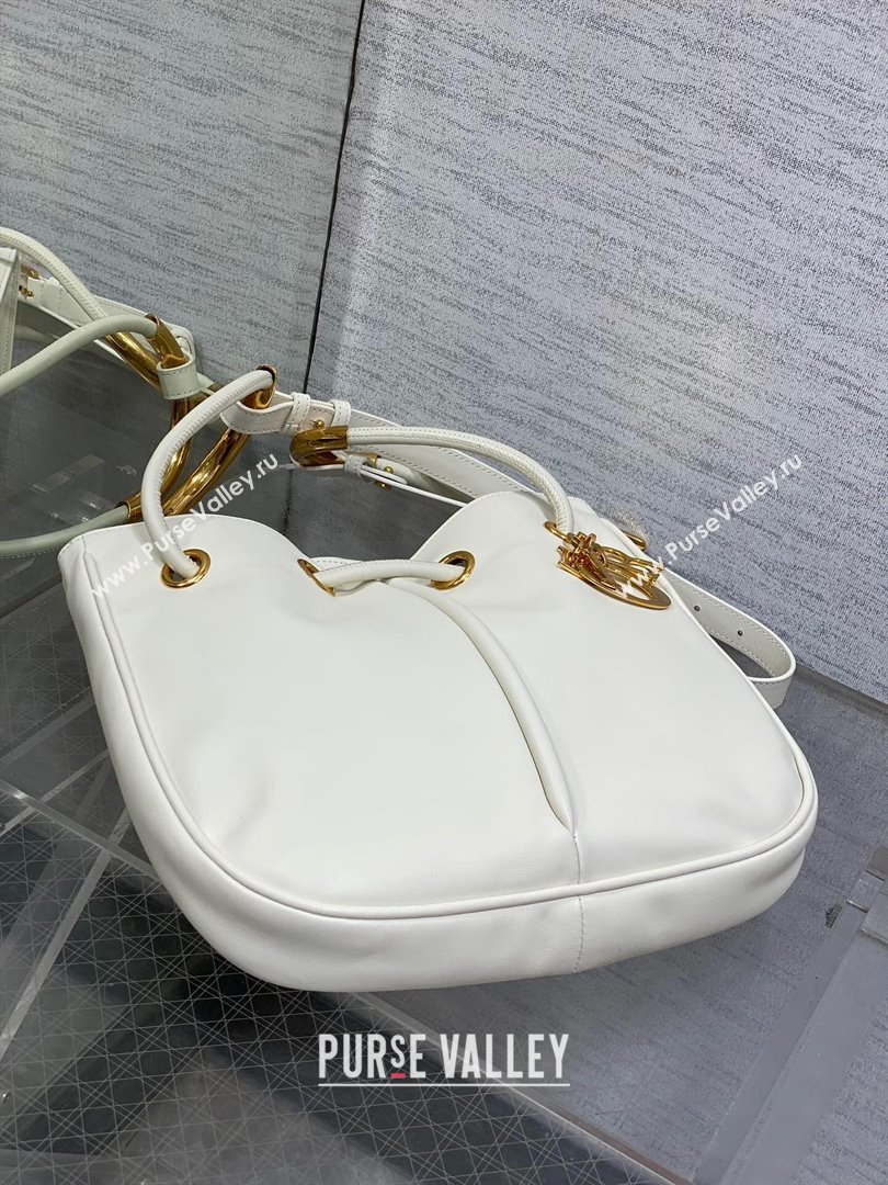 Dior Dioriviera Medium Dior Nolita Bag in White Calfskin 2024 (XXG-24081429)