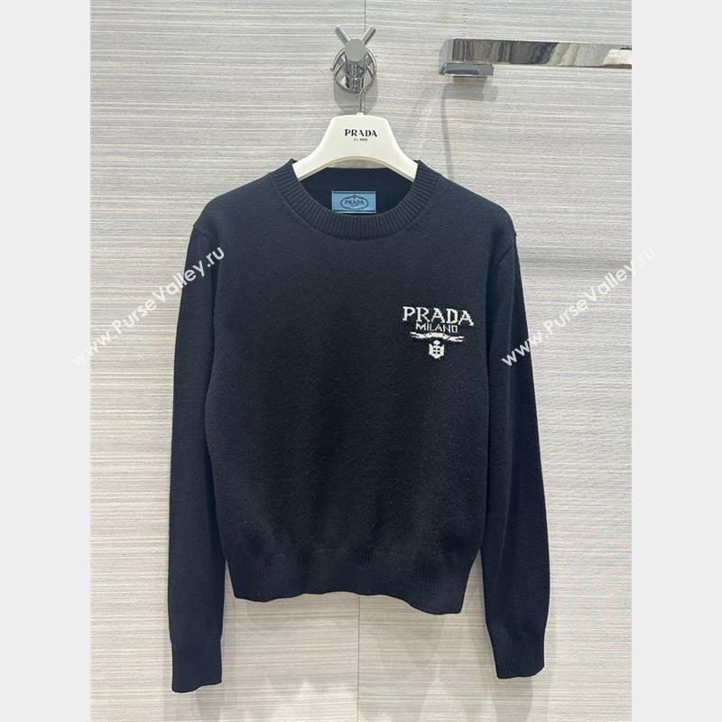 Prada Wool Sweater P102426 Black 2023 (Q-23102426)