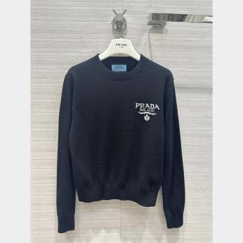 Prada Wool Sweater P102426 Black 2023 (Q-23102426)