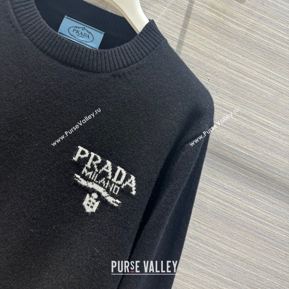 Prada Wool Sweater P102426 Black 2023 (Q-23102426)