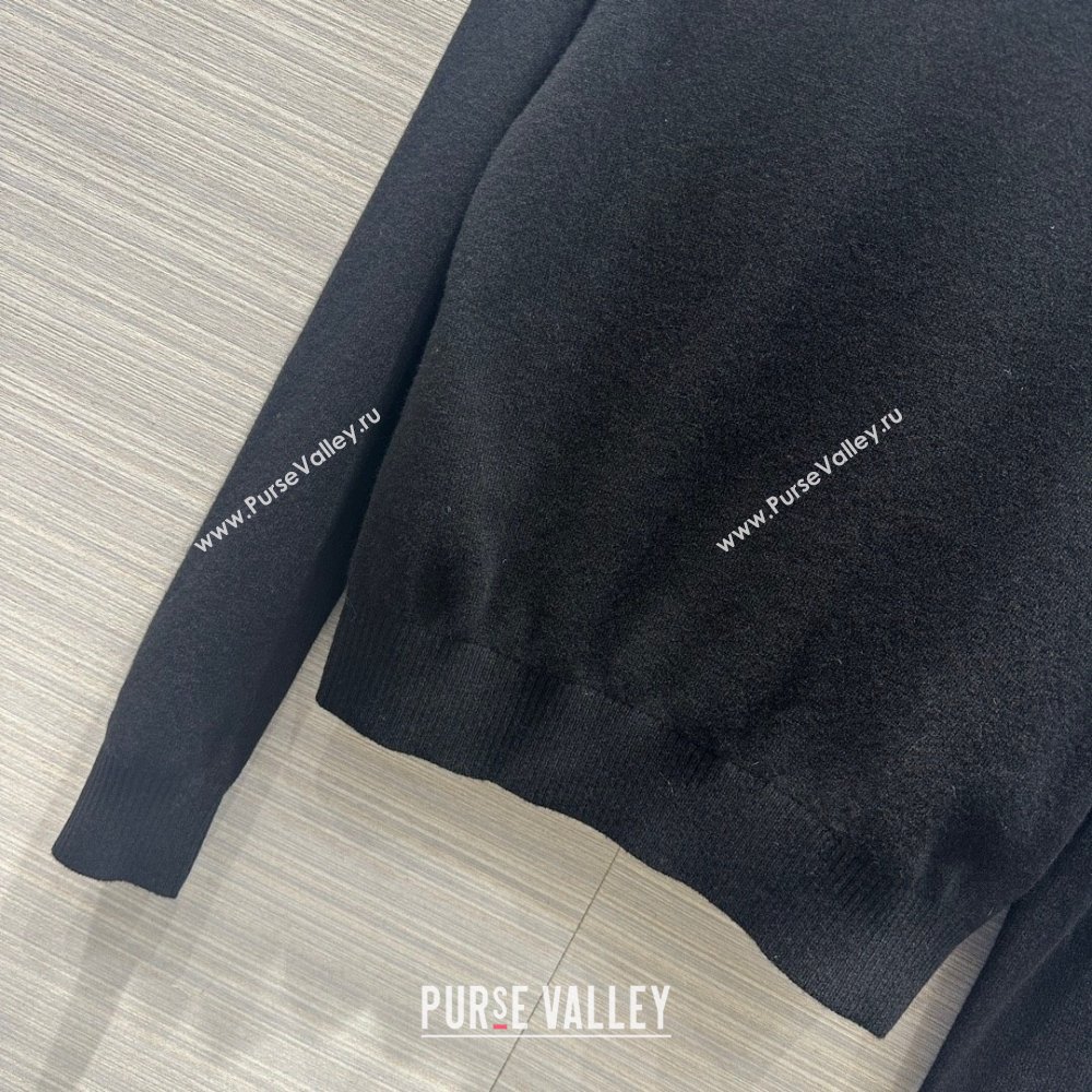 Prada Wool Sweater P102426 Black 2023 (Q-23102426)