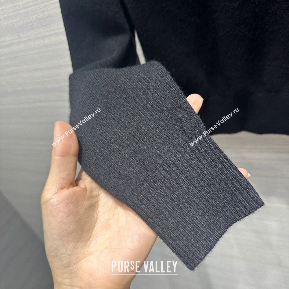 Prada Wool Sweater P102426 Black 2023 (Q-23102426)