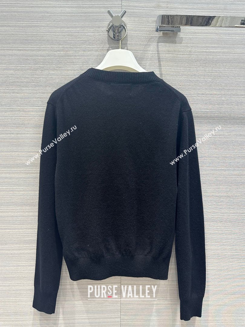 Prada Wool Sweater P102426 Black 2023 (Q-23102426)