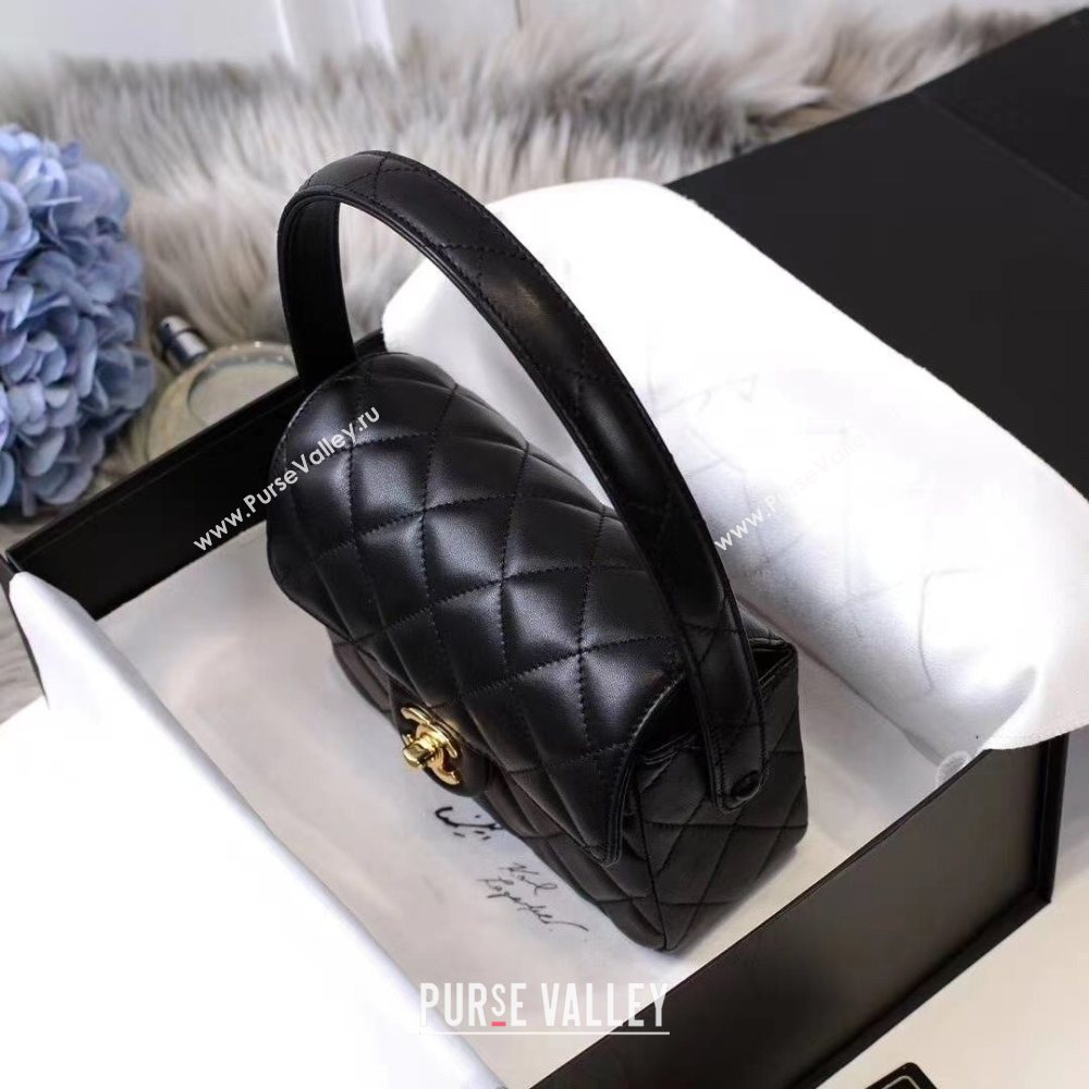 Chanel Classic Quilted Lambskin Flap Bag Black 2020 (JY-20112083)