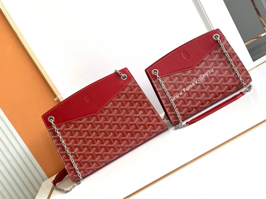 Goyard Rouette Structure PM Bag 8818 Red 2023 Top (ZH-239625)